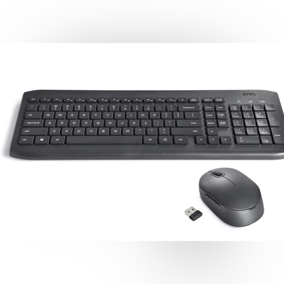onn. Wireless Keyboard & Mouse Combo - Picture 5 of 7